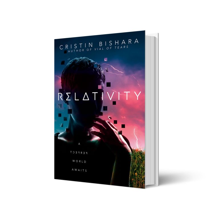 Vector mock up of standing book with white blank cover isolated. Closed vertical hardcover book, catalog or magazine mockup on white background. 3d il